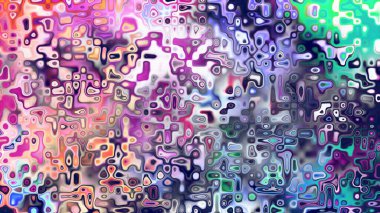 Yumuşak mor ve pembe tonlara sahip soyut organik hücresel doku, sıvı mozaik desen ve rüya gibi dijital yüzey