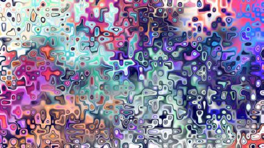 Yumuşak mor ve pembe tonlara sahip soyut organik hücresel doku, sıvı mozaik desen ve rüya gibi dijital yüzey