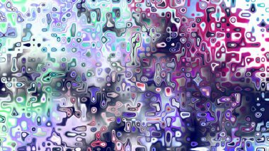 Yumuşak mor ve pembe tonlara sahip soyut organik hücresel doku, sıvı mozaik desen ve rüya gibi dijital yüzey