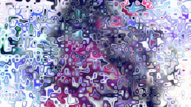 Yumuşak mor ve pembe tonlara sahip soyut organik hücresel doku, sıvı mozaik desen ve rüya gibi dijital yüzey