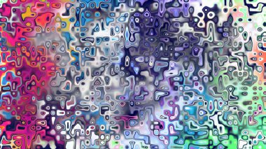 Yumuşak mor ve pembe tonlara sahip soyut organik hücresel doku, sıvı mozaik desen ve rüya gibi dijital yüzey