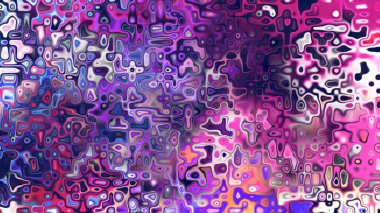 Yumuşak mor ve pembe tonlara sahip soyut organik hücresel doku, sıvı mozaik desen ve rüya gibi dijital yüzey