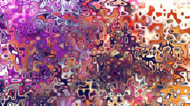 Yumuşak mor ve pembe tonlara sahip soyut organik hücresel doku, sıvı mozaik desen ve rüya gibi dijital yüzey