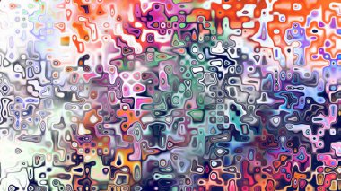 Yumuşak mor ve pembe tonlara sahip soyut organik hücresel doku, sıvı mozaik desen ve rüya gibi dijital yüzey