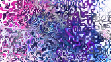 Yumuşak mor ve pembe tonlara sahip soyut organik hücresel doku, sıvı mozaik desen ve rüya gibi dijital yüzey