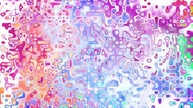 Yumuşak mor ve pembe tonlara sahip soyut organik hücresel doku, sıvı mozaik desen ve rüya gibi dijital yüzey