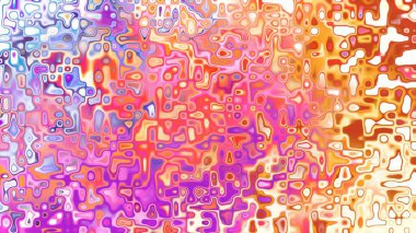 Yumuşak mor ve pembe tonlara sahip soyut organik hücresel doku, sıvı mozaik desen ve rüya gibi dijital yüzey