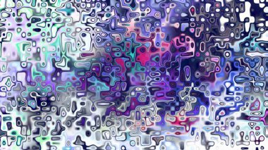 Yumuşak mor ve pembe tonlara sahip soyut organik hücresel doku, sıvı mozaik desen ve rüya gibi dijital yüzey