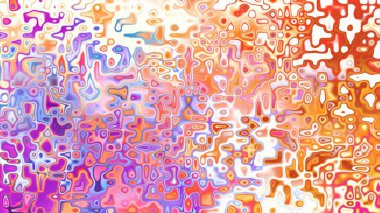 Yumuşak mor ve pembe tonlara sahip soyut organik hücresel doku, sıvı mozaik desen ve rüya gibi dijital yüzey