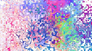 Yumuşak mor ve pembe tonlara sahip soyut organik hücresel doku, sıvı mozaik desen ve rüya gibi dijital yüzey