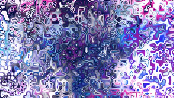 Yumuşak mor ve pembe tonlara sahip soyut organik hücresel doku, sıvı mozaik desen ve rüya gibi dijital yüzey