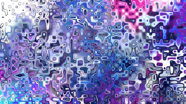 Yumuşak mor ve pembe tonlara sahip soyut organik hücresel doku, sıvı mozaik desen ve rüya gibi dijital yüzey