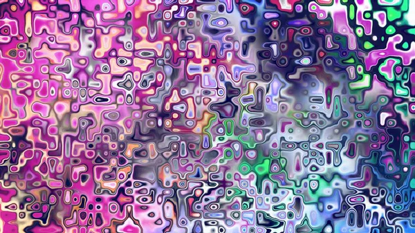 Yumuşak mor ve pembe tonlara sahip soyut organik hücresel doku, sıvı mozaik desen ve rüya gibi dijital yüzey