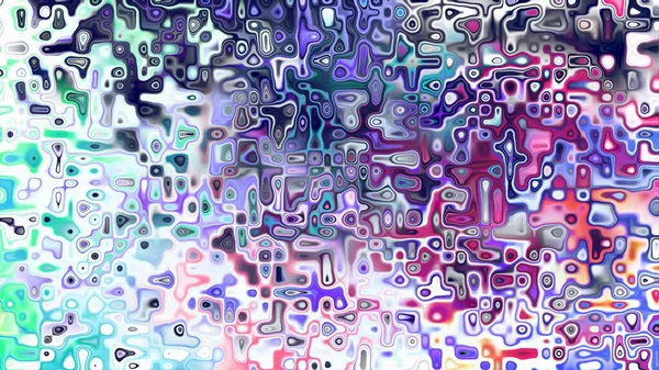 Yumuşak mor ve pembe tonlara sahip soyut organik hücresel doku, sıvı mozaik desen ve rüya gibi dijital yüzey