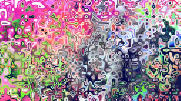 Yumuşak mor ve pembe tonlara sahip soyut organik hücresel doku, sıvı mozaik desen ve rüya gibi dijital yüzey