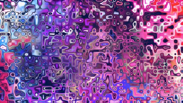 Yumuşak mor ve pembe tonlara sahip soyut organik hücresel doku, sıvı mozaik desen ve rüya gibi dijital yüzey