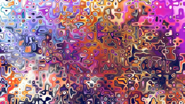 Yumuşak mor ve pembe tonlara sahip soyut organik hücresel doku, sıvı mozaik desen ve rüya gibi dijital yüzey