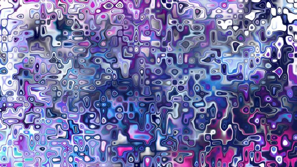 Yumuşak mor ve pembe tonlara sahip soyut organik hücresel doku, sıvı mozaik desen ve rüya gibi dijital yüzey
