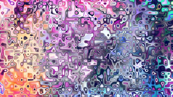 Yumuşak mor ve pembe tonlara sahip soyut organik hücresel doku, sıvı mozaik desen ve rüya gibi dijital yüzey