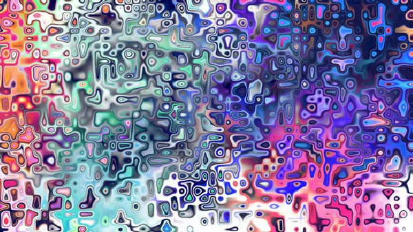 Yumuşak mor ve pembe tonlara sahip soyut organik hücresel doku, sıvı mozaik desen ve rüya gibi dijital yüzey