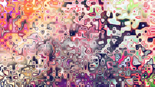 Yumuşak mor ve pembe tonlara sahip soyut organik hücresel doku, sıvı mozaik desen ve rüya gibi dijital yüzey