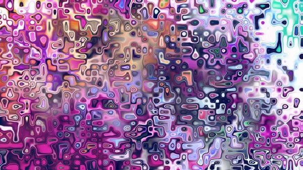 Yumuşak mor ve pembe tonlara sahip soyut organik hücresel doku, sıvı mozaik desen ve rüya gibi dijital yüzey