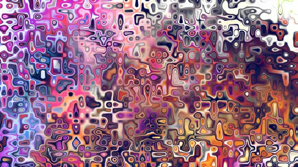 Yumuşak mor ve pembe tonlara sahip soyut organik hücresel doku, sıvı mozaik desen ve rüya gibi dijital yüzey