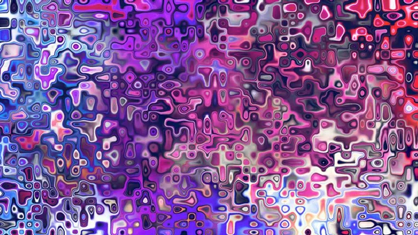 Yumuşak mor ve pembe tonlara sahip soyut organik hücresel doku, sıvı mozaik desen ve rüya gibi dijital yüzey