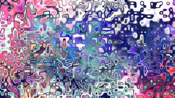 Yumuşak mor ve pembe tonlara sahip soyut organik hücresel doku, sıvı mozaik desen ve rüya gibi dijital yüzey