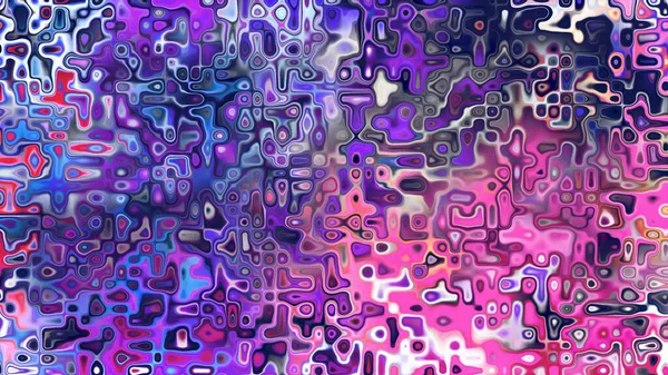 Yumuşak mor ve pembe tonlara sahip soyut organik hücresel doku, sıvı mozaik desen ve rüya gibi dijital yüzey