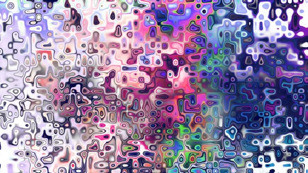 Yumuşak mor ve pembe tonlara sahip soyut organik hücresel doku, sıvı mozaik desen ve rüya gibi dijital yüzey