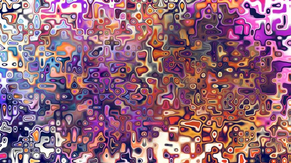 Yumuşak mor ve pembe tonlara sahip soyut organik hücresel doku, sıvı mozaik desen ve rüya gibi dijital yüzey