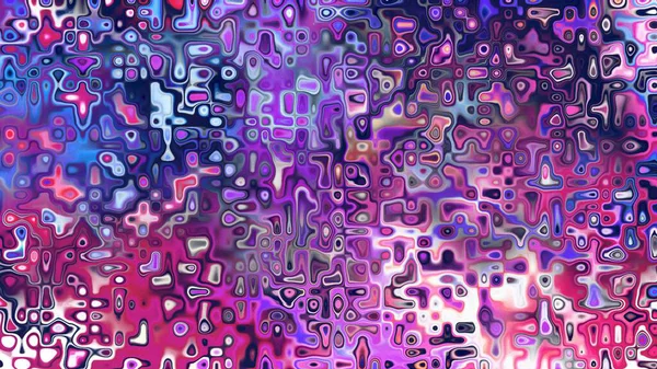 Yumuşak mor ve pembe tonlara sahip soyut organik hücresel doku, sıvı mozaik desen ve rüya gibi dijital yüzey