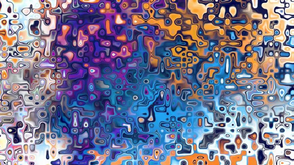 Yumuşak mor ve pembe tonlara sahip soyut organik hücresel doku, sıvı mozaik desen ve rüya gibi dijital yüzey