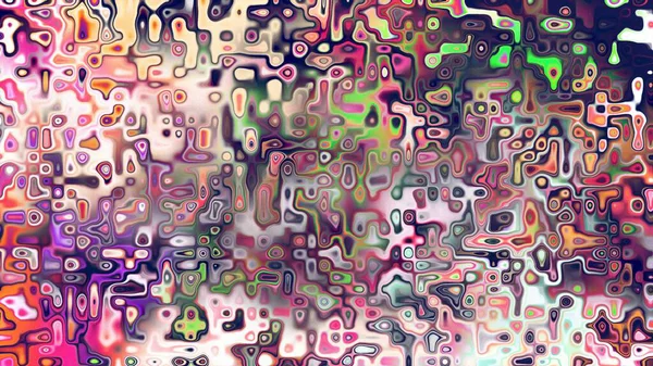 Yumuşak mor ve pembe tonlara sahip soyut organik hücresel doku, sıvı mozaik desen ve rüya gibi dijital yüzey