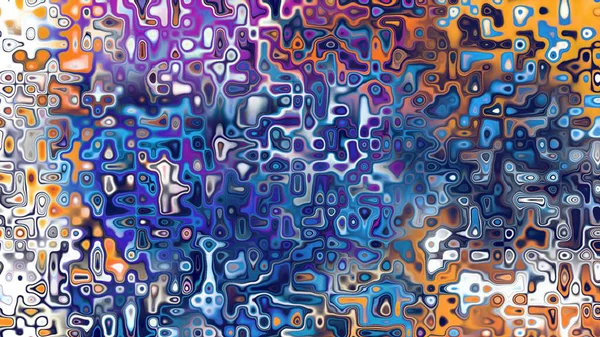 Yumuşak mor ve pembe tonlara sahip soyut organik hücresel doku, sıvı mozaik desen ve rüya gibi dijital yüzey