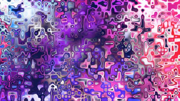 Yumuşak mor ve pembe tonlara sahip soyut organik hücresel doku, sıvı mozaik desen ve rüya gibi dijital yüzey