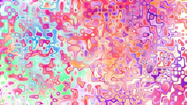 Yumuşak mor ve pembe tonlara sahip soyut organik hücresel doku, sıvı mozaik desen ve rüya gibi dijital yüzey