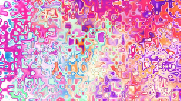 Yumuşak mor ve pembe tonlara sahip soyut organik hücresel doku, sıvı mozaik desen ve rüya gibi dijital yüzey