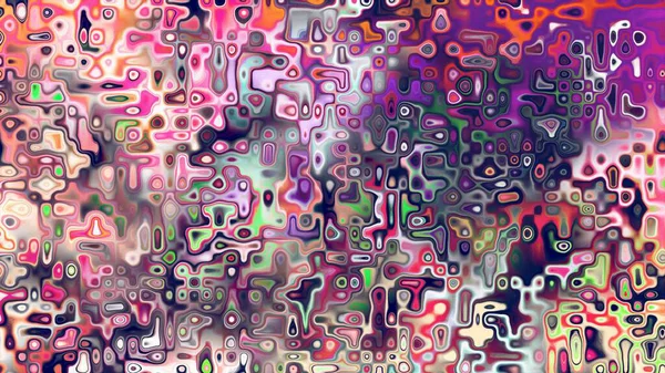 Yumuşak mor ve pembe tonlara sahip soyut organik hücresel doku, sıvı mozaik desen ve rüya gibi dijital yüzey