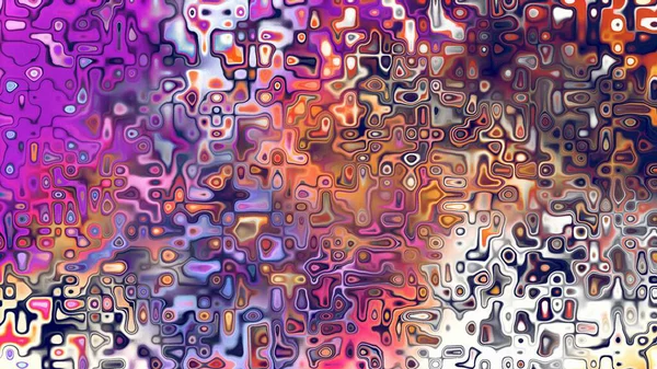 Yumuşak mor ve pembe tonlara sahip soyut organik hücresel doku, sıvı mozaik desen ve rüya gibi dijital yüzey