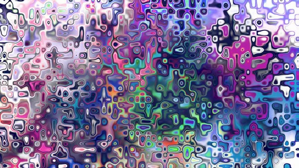 Yumuşak mor ve pembe tonlara sahip soyut organik hücresel doku, sıvı mozaik desen ve rüya gibi dijital yüzey