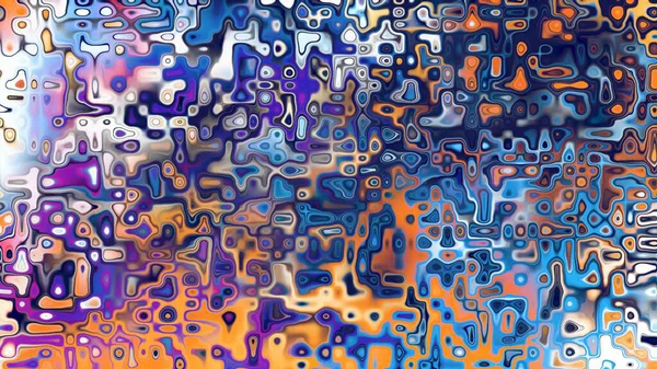 Yumuşak mor ve pembe tonlara sahip soyut organik hücresel doku, sıvı mozaik desen ve rüya gibi dijital yüzey