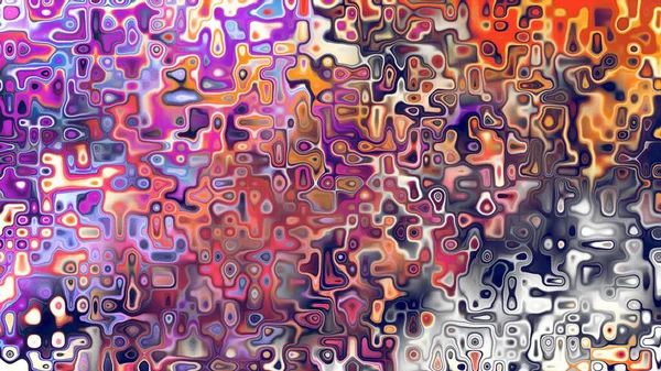 Yumuşak mor ve pembe tonlara sahip soyut organik hücresel doku, sıvı mozaik desen ve rüya gibi dijital yüzey