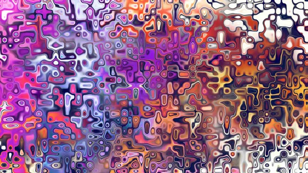 Yumuşak mor ve pembe tonlara sahip soyut organik hücresel doku, sıvı mozaik desen ve rüya gibi dijital yüzey