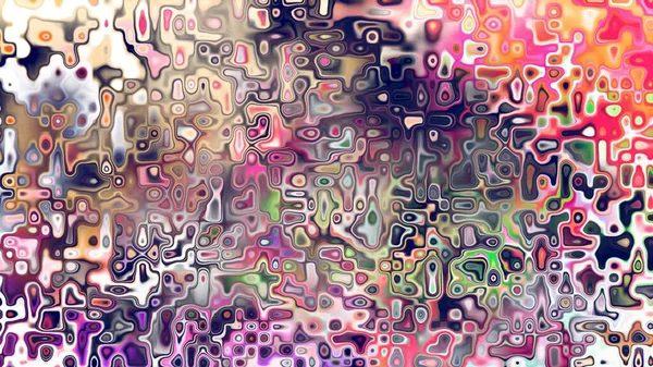 Yumuşak mor ve pembe tonlara sahip soyut organik hücresel doku, sıvı mozaik desen ve rüya gibi dijital yüzey