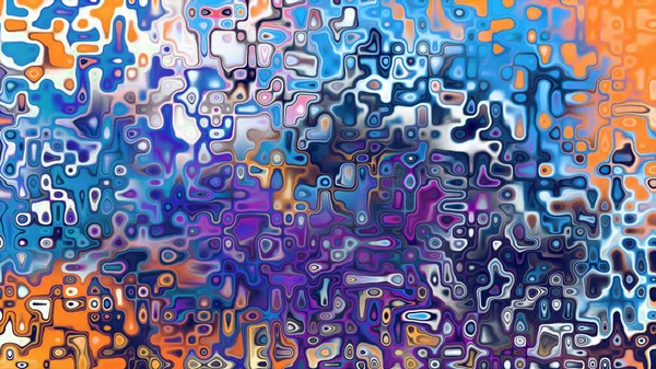 Yumuşak mor ve pembe tonlara sahip soyut organik hücresel doku, sıvı mozaik desen ve rüya gibi dijital yüzey