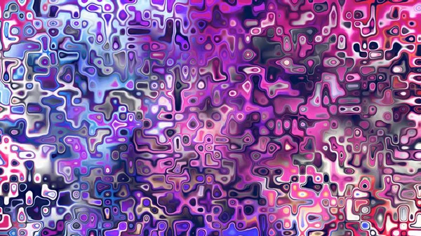 Yumuşak mor ve pembe tonlara sahip soyut organik hücresel doku, sıvı mozaik desen ve rüya gibi dijital yüzey