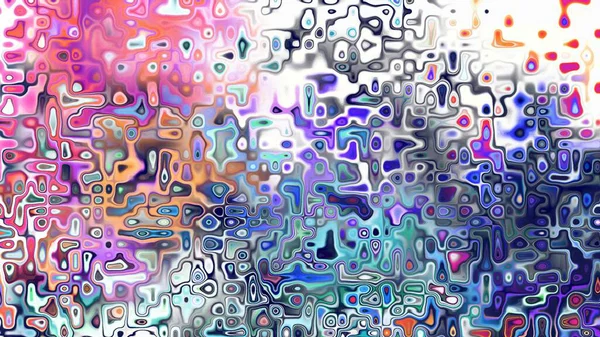 Yumuşak mor ve pembe tonlara sahip soyut organik hücresel doku, sıvı mozaik desen ve rüya gibi dijital yüzey