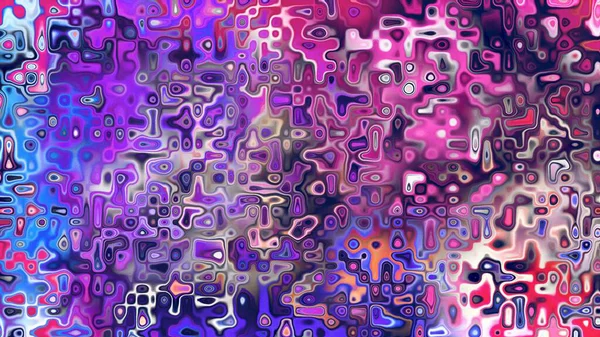 Yumuşak mor ve pembe tonlara sahip soyut organik hücresel doku, sıvı mozaik desen ve rüya gibi dijital yüzey